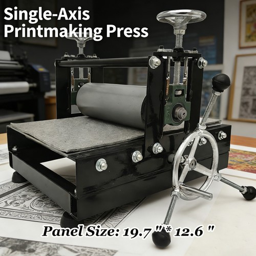 Single axis intaglio - intaglio, press
