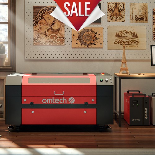 Omtech 20x28 60w co2 - co2, laser