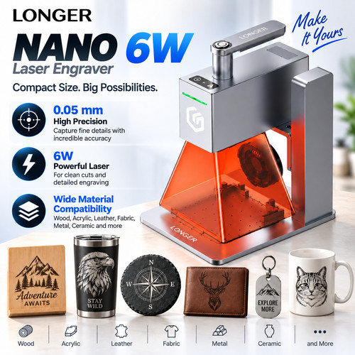 Longer nano portable laser - 6w,