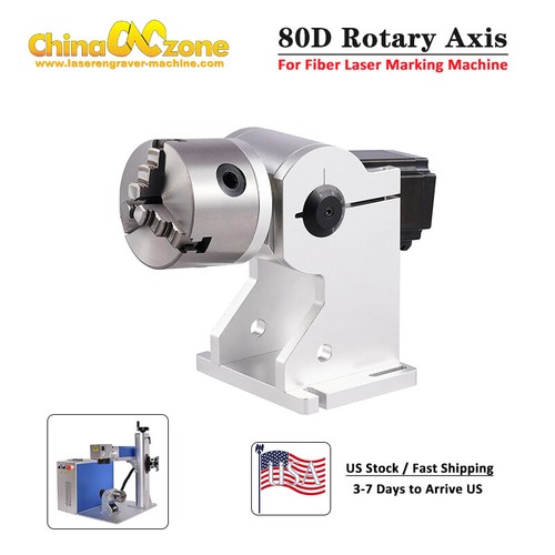Rotary axis 80mm jaw - 80mm,